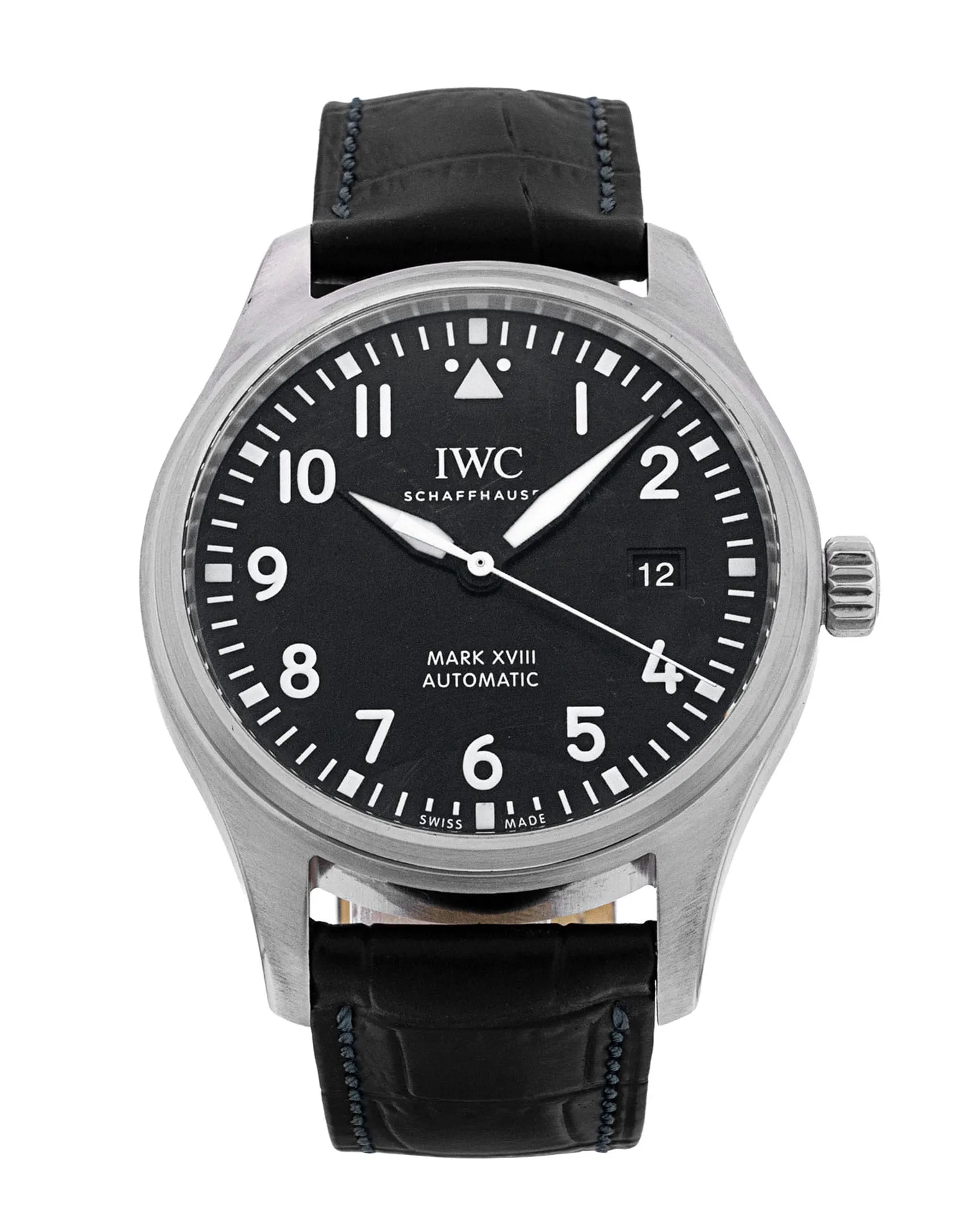 IWC Pilot's Mark XVIII - Black Arabic Dial & Leather Strap