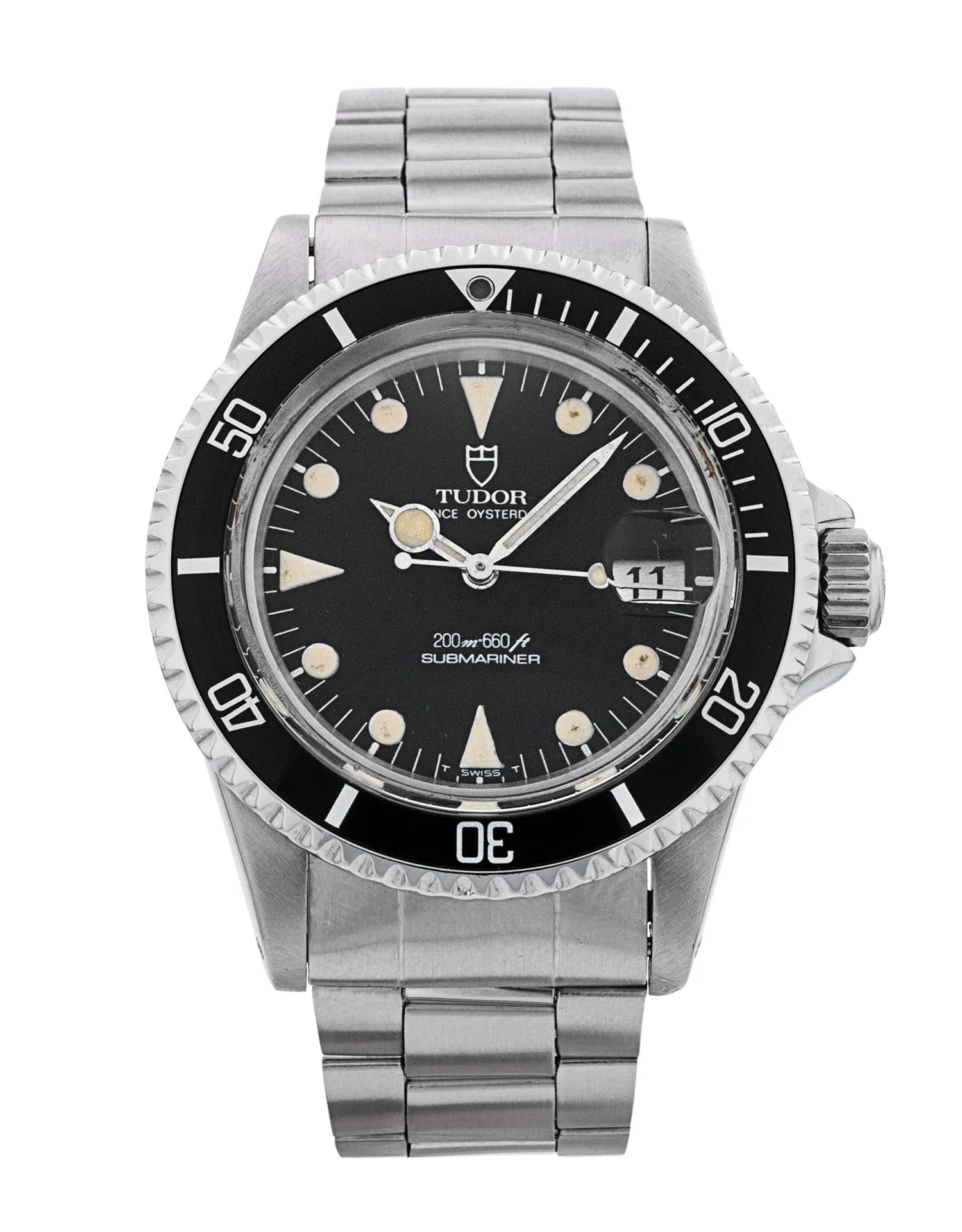Tudor Submariner 76100 - Black Dial & Bracelet Strap