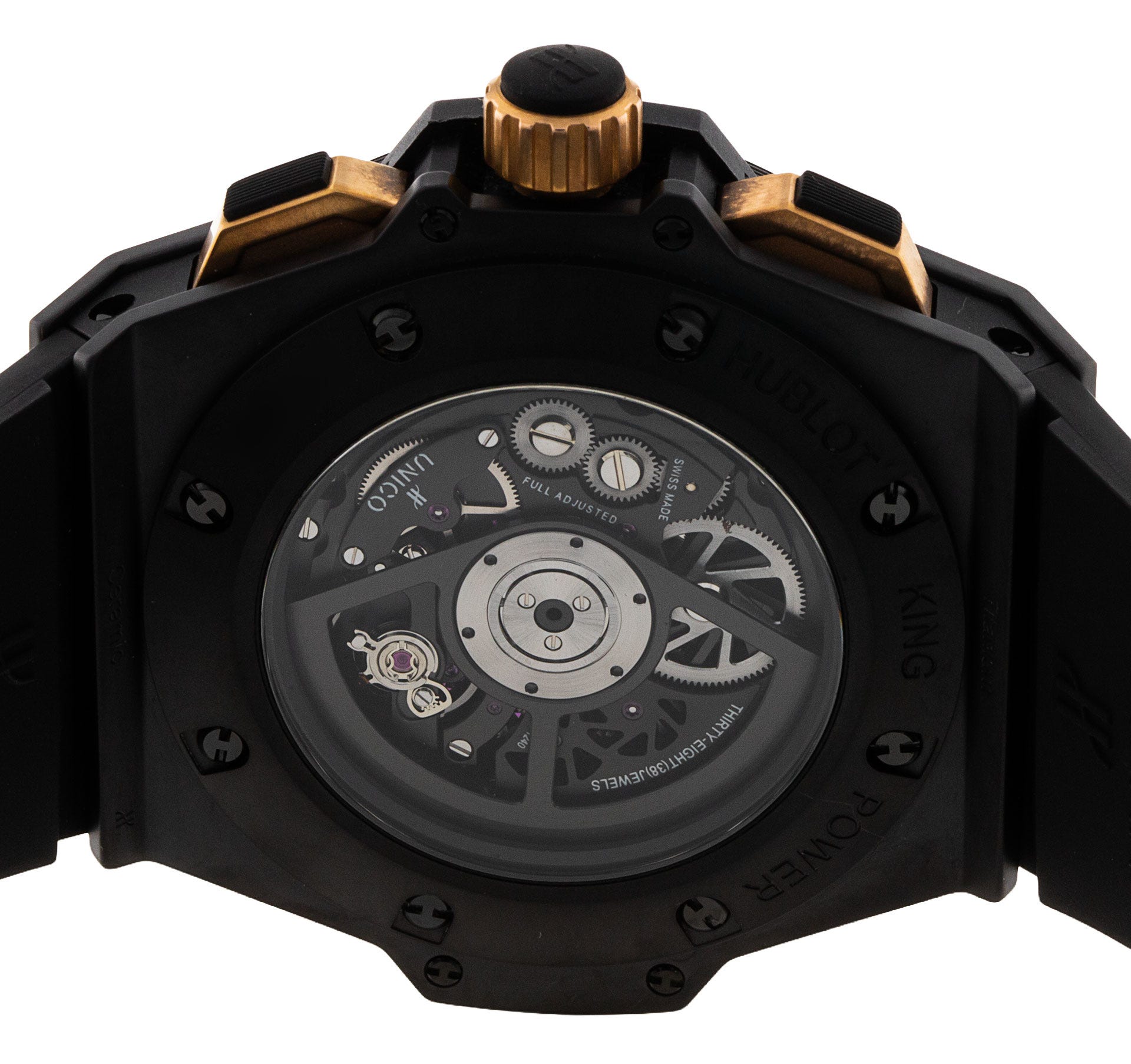 Hublot King Power - Skeleton Dial & Rubber Strap
